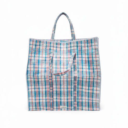 BOLSO A CUADROS 55X55CM P/MANDADOS GM-WQ103