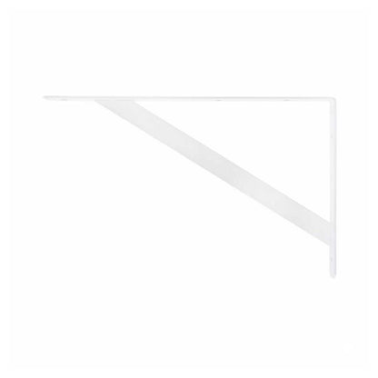 SOPORTE METALICO BLANCO 25X16 CM P/ESTANTE LH-2938