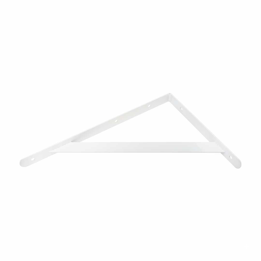 SOPORTE METALICO BLANCO 25X16 CM P/ESTANTE LH-2938