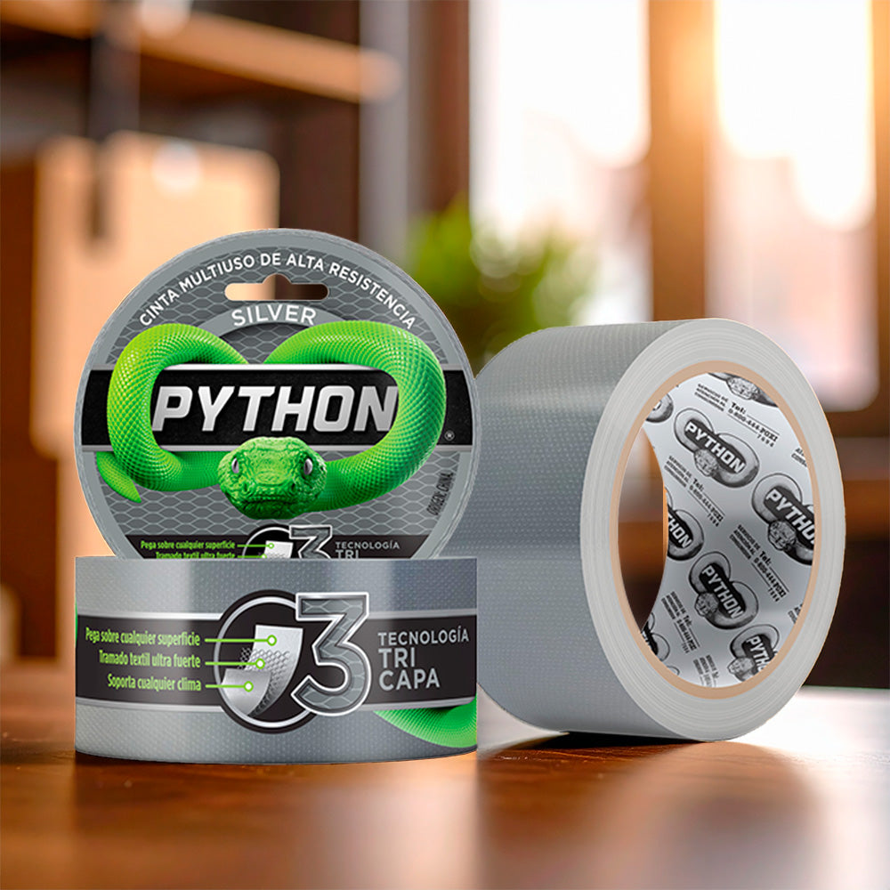 CINTA MULTIUSO ALTA RESISTENCIA PYTHON SILVER