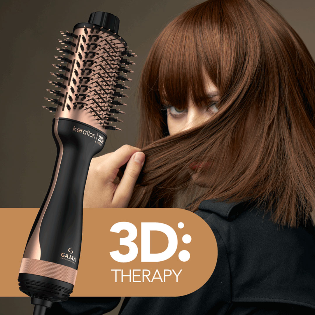 MODELADOR GA.MA STYLISH BRUSH ION PLUS KERATION