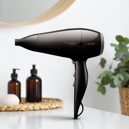 SECADOR GA.MA DIAMOND CERAMIC STD NEGRO