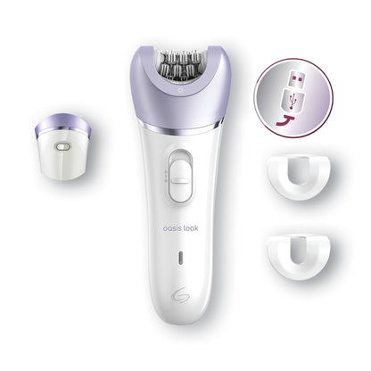DEPILADORA GA.MA OASIS LOOK CORDLESS USB WETYDRY