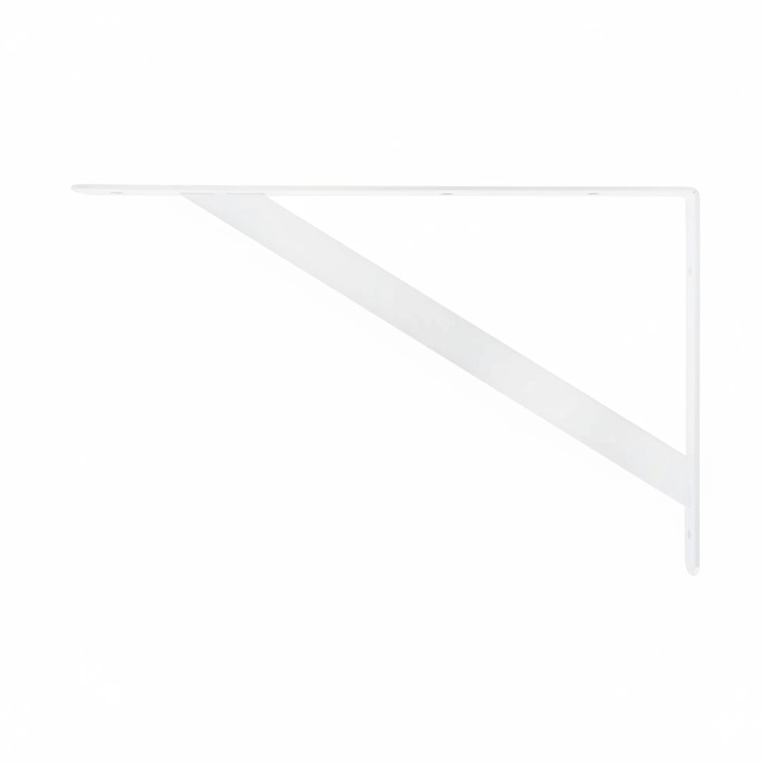 SOPORTE METALICO BLANCO 30X19 CM P/ESTANTE LH-2940