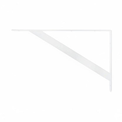 SOPORTE METALICO BLANCO 30X19 CM P/ESTANTE LH-2940