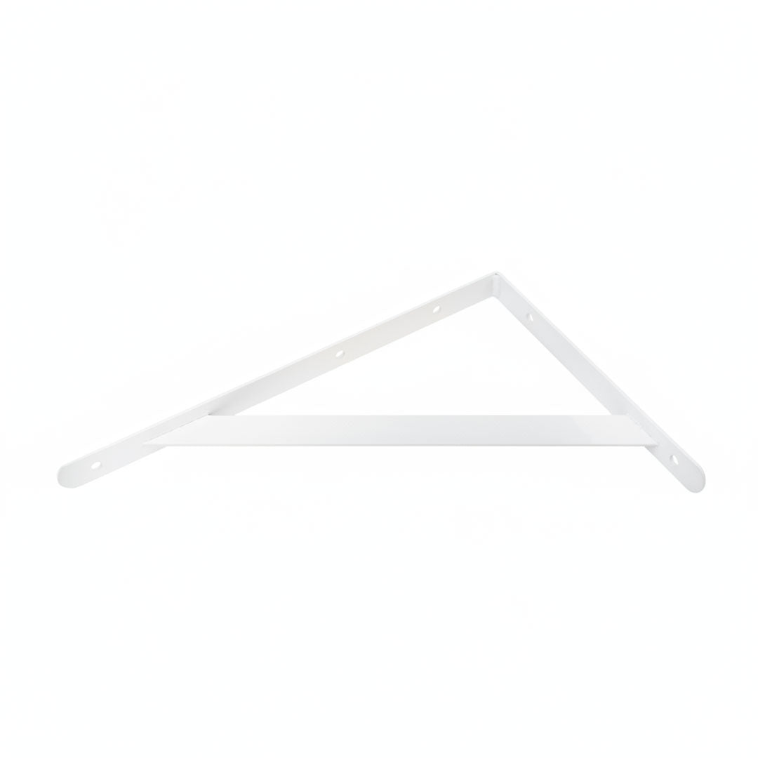 SOPORTE METALICO BLANCO 30X19 CM P/ESTANTE LH-2940