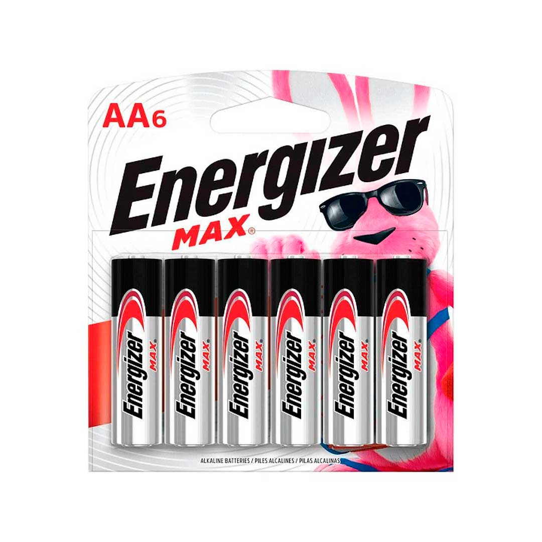PILAS ENERGIZER MAX AA PACK X6 TE91BP6