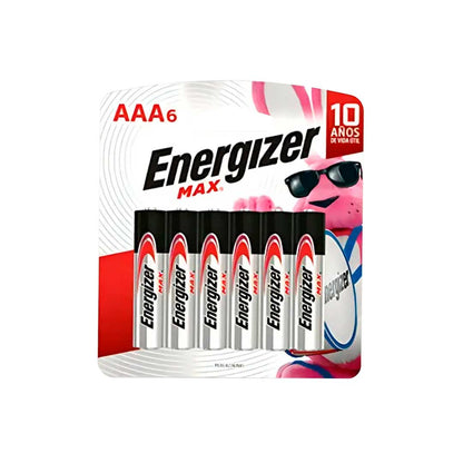 PILAS ENERGIZER MAX AAA PACK X6 TE92BP6