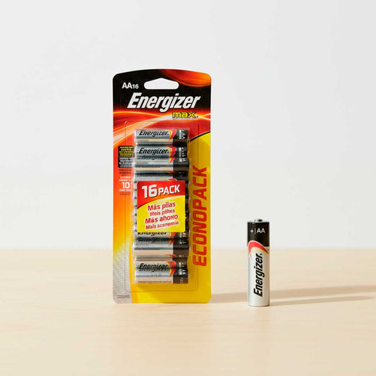 PILAS ENERGIZER MAX AA BLISTER X16  TE91HP16