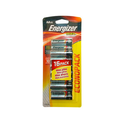 PILAS ENERGIZER MAX AA BLISTER X16  TE91HP16