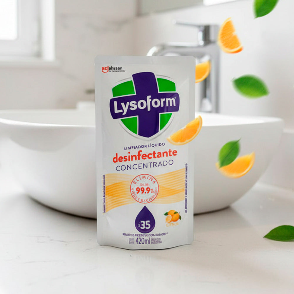 LIMPIADOR LYSOFORM CITRICO DOY PACK 420ML