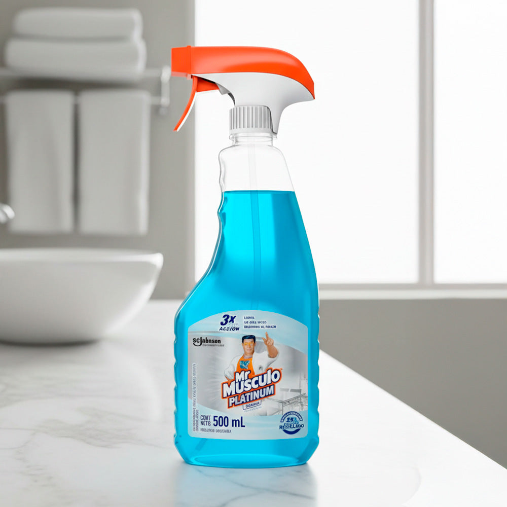 LIMPIAVIDRIOS MR. MÚSCULO GATILLO 500ML