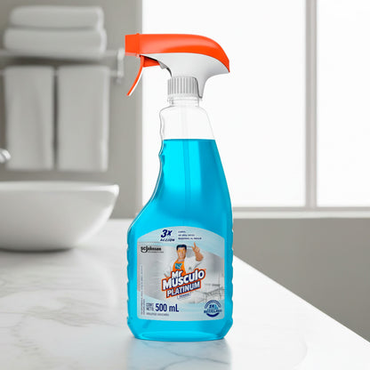 LIMPIAVIDRIOS MR. MÚSCULO GATILLO 500ML