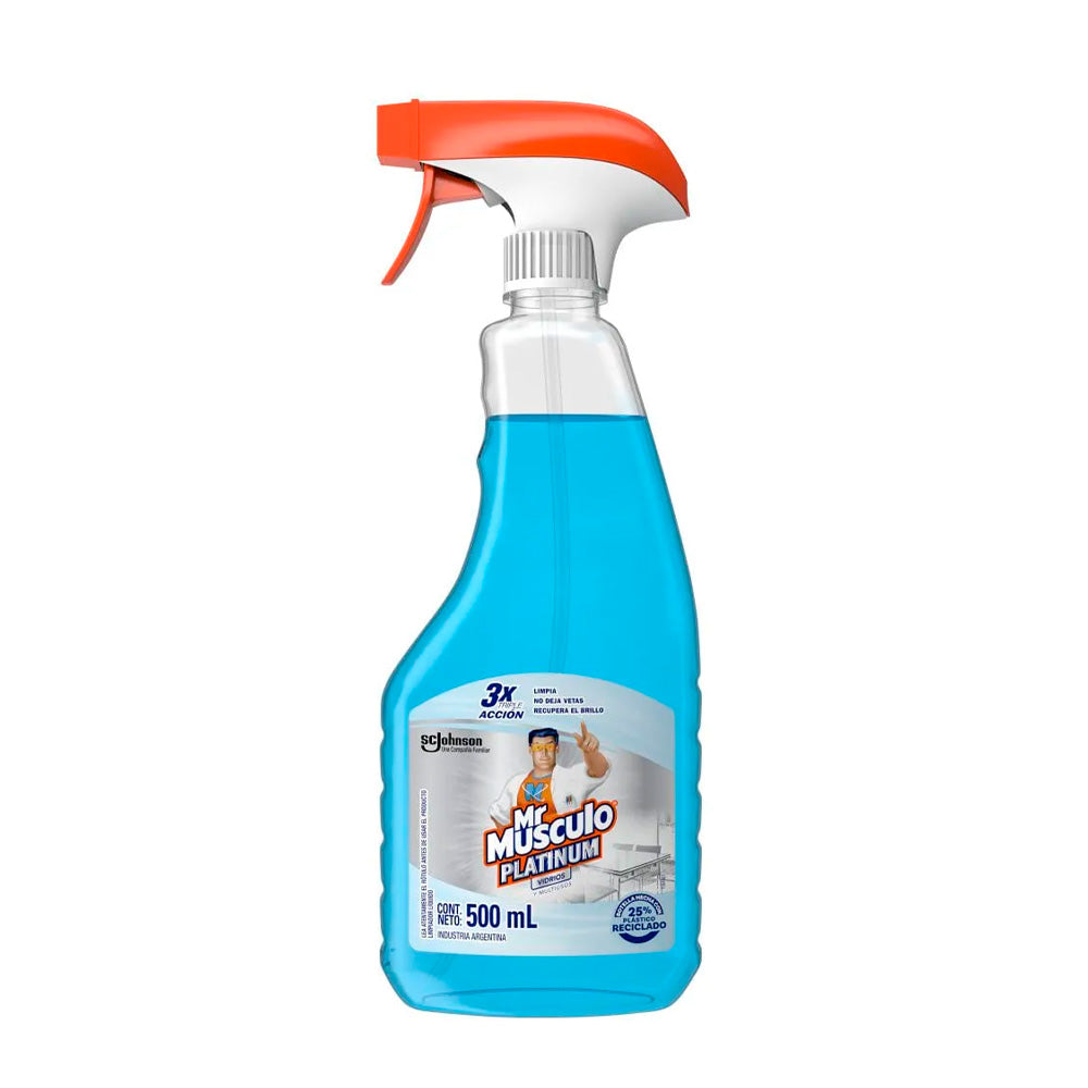 LIMPIAVIDRIOS MR. MÚSCULO GATILLO 500ML