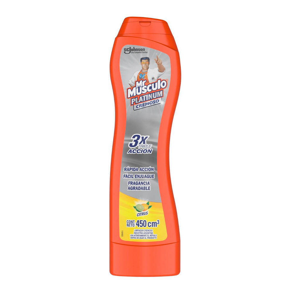LIMPIADOR MR MUSCULO CREMA CITRUS 450CC