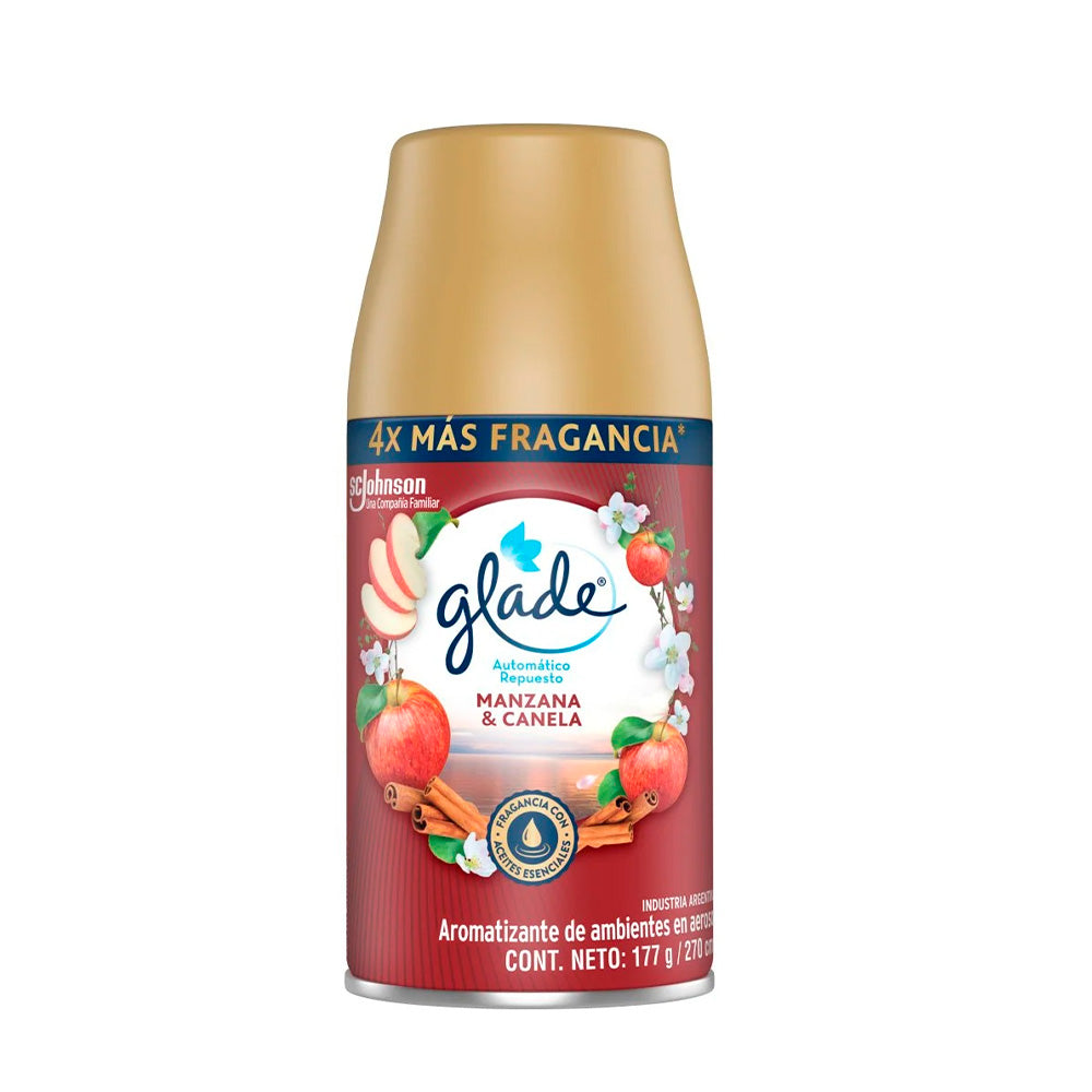 AROMATIZANTE GLADE REPUESTO MANZANA Y CANELA 175 G