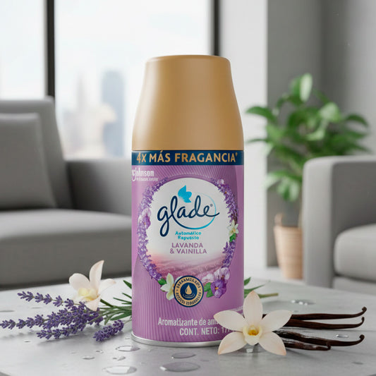 AROMATIZANTE GLADE REPUESTO LAVANDA Y VAINILLA 175