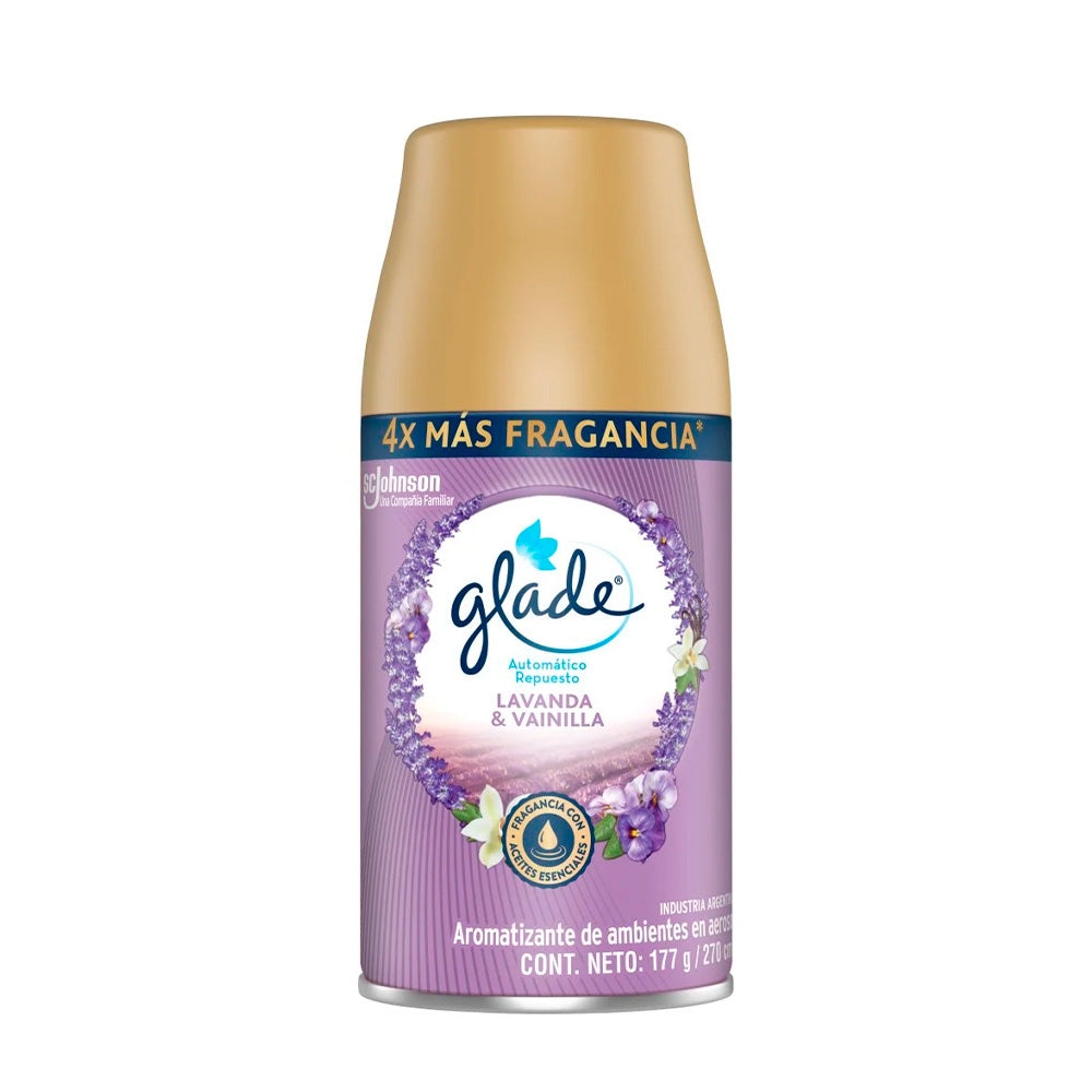 AROMATIZANTE GLADE REPUESTO LAVANDA Y VAINILLA 175