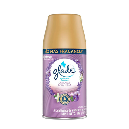 AROMATIZANTE GLADE REPUESTO LAVANDA Y VAINILLA 175