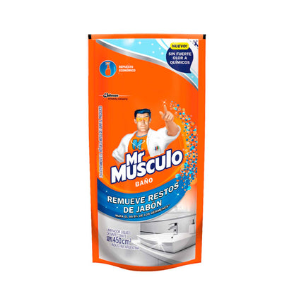 LIMPIADOR MR. MUSCULO BAÑO DOY PACK 450CC