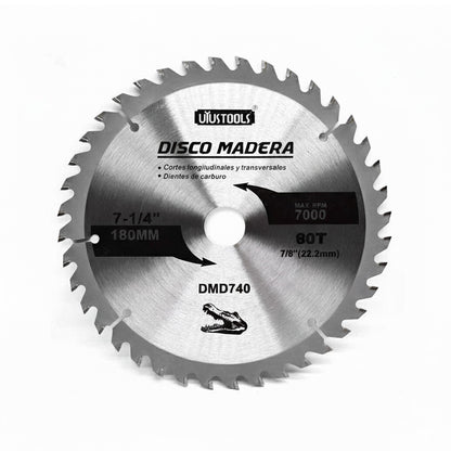 DISCO CORTE MADERA 7 1/4″ 40D UYUSTOOLS DMD740