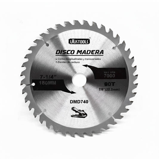 DISCO CORTE MADERA 7 1/4″ 40D UYUSTOOLS DMD740