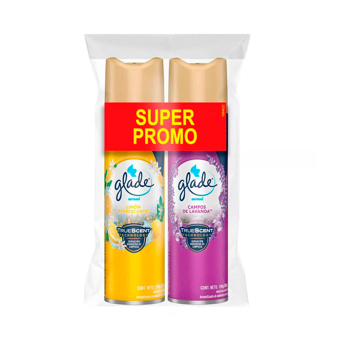 AROMATIZANTE GLADE AERO SUPER PACK 2X360ML 60425