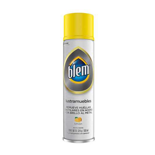 LUSTRAMUEBLES BLEM ACERO INOX. Y METAL LIMÓN 360CC