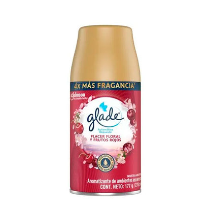 AROMATIZANTE GLADE FLORAL Y FRUTOS ROJOS 175G
