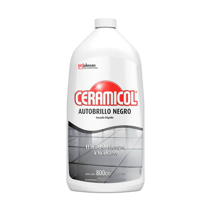 CERA CERAMICOL AUTOBRILLO NEGRA 800 ML 60535