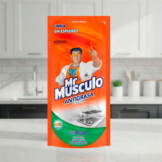 LIMPIADOR MR. MUSCULO NARANJA DOY PACK 450ML
