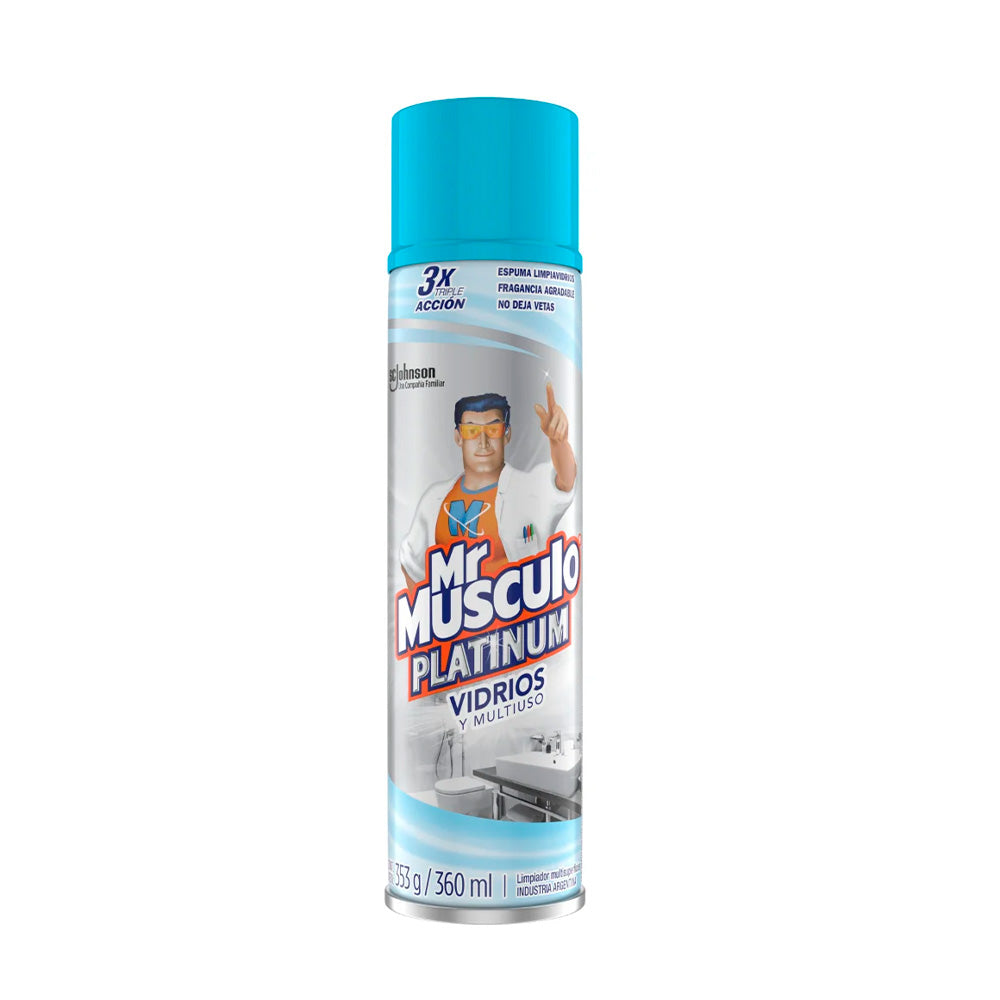 LIMPIAVIDRIOS MR. MUSCULO EN AEROSOL  360ML NUEVO