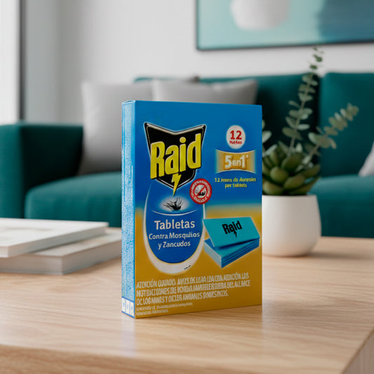 INSECTICIDA RAID TABLETAS 24 U