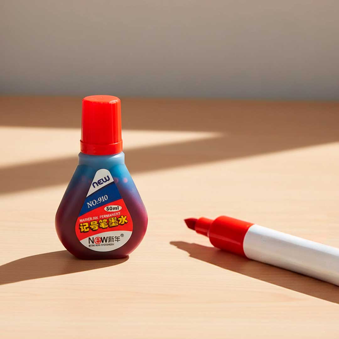 TINTA PARA MARCADOR PERMANENTE ROJO LH-4460
