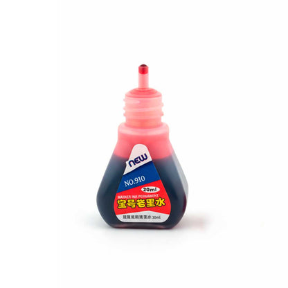 TINTA PARA MARCADOR PERMANENTE ROJO LH-4460