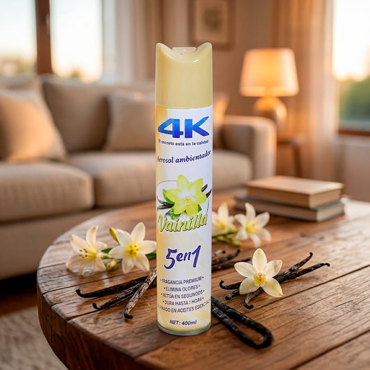 DESODORANTE 4K AEROSOL DE AMBIENTE VAINILLA 42000