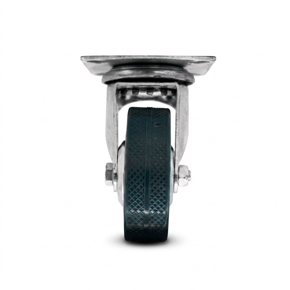 RUEDA GIRATORIA 2 1/2″ DE GOMA-METAL LH-2470