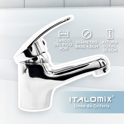 CANILLA P/LAVATORIO MONOCOMANDO ITALOMIX LH-2020