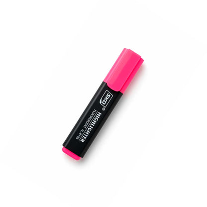 MARCADOR FLUORESCENTE ROSADO X UNID LH-4462