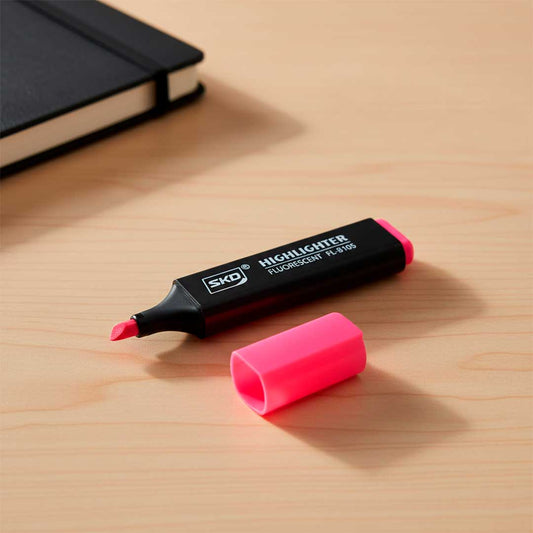 MARCADOR FLUORESCENTE ROSADO X UNID LH-4462
