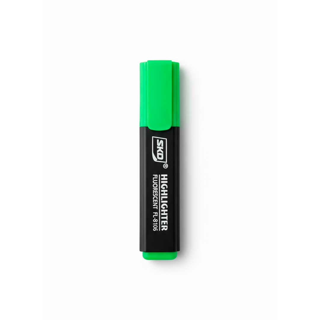 MARCADOR FLUORESCENTE VERDE X UNID LH-4463