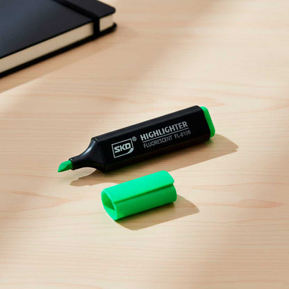 MARCADOR FLUORESCENTE VERDE X UNID LH-4463