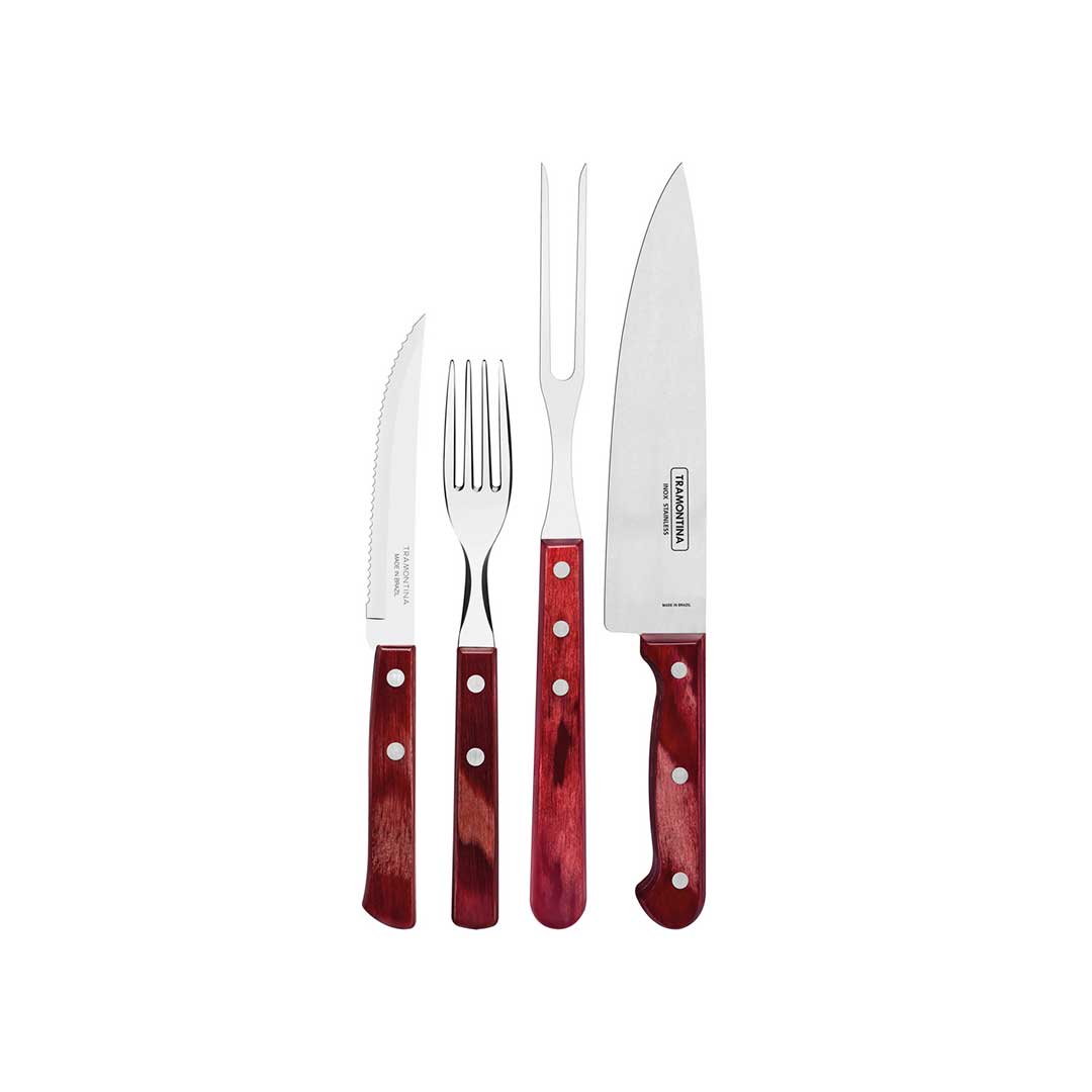 SET ASADO TRAMONTINA 14 PIEZAS 21199/789