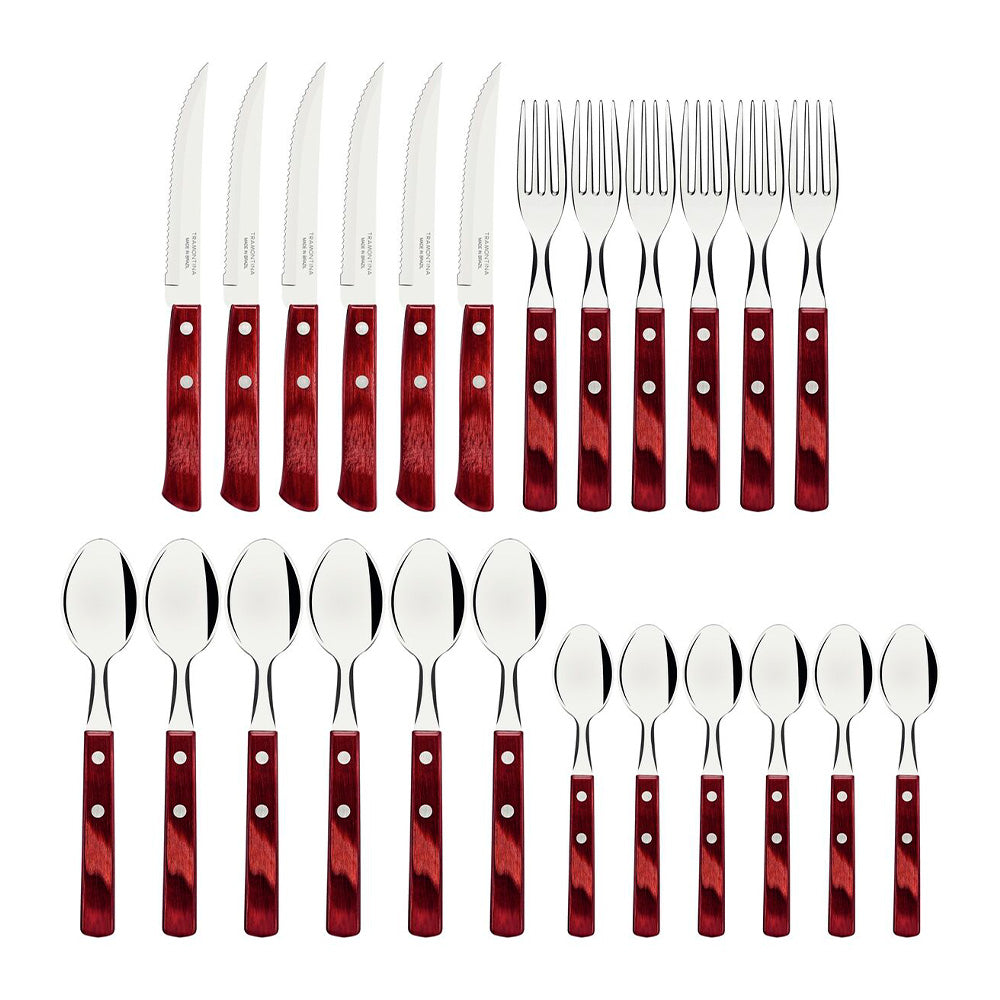 SET CUBIERTOS TRAMONTINA POLLYWOOD 21199/705