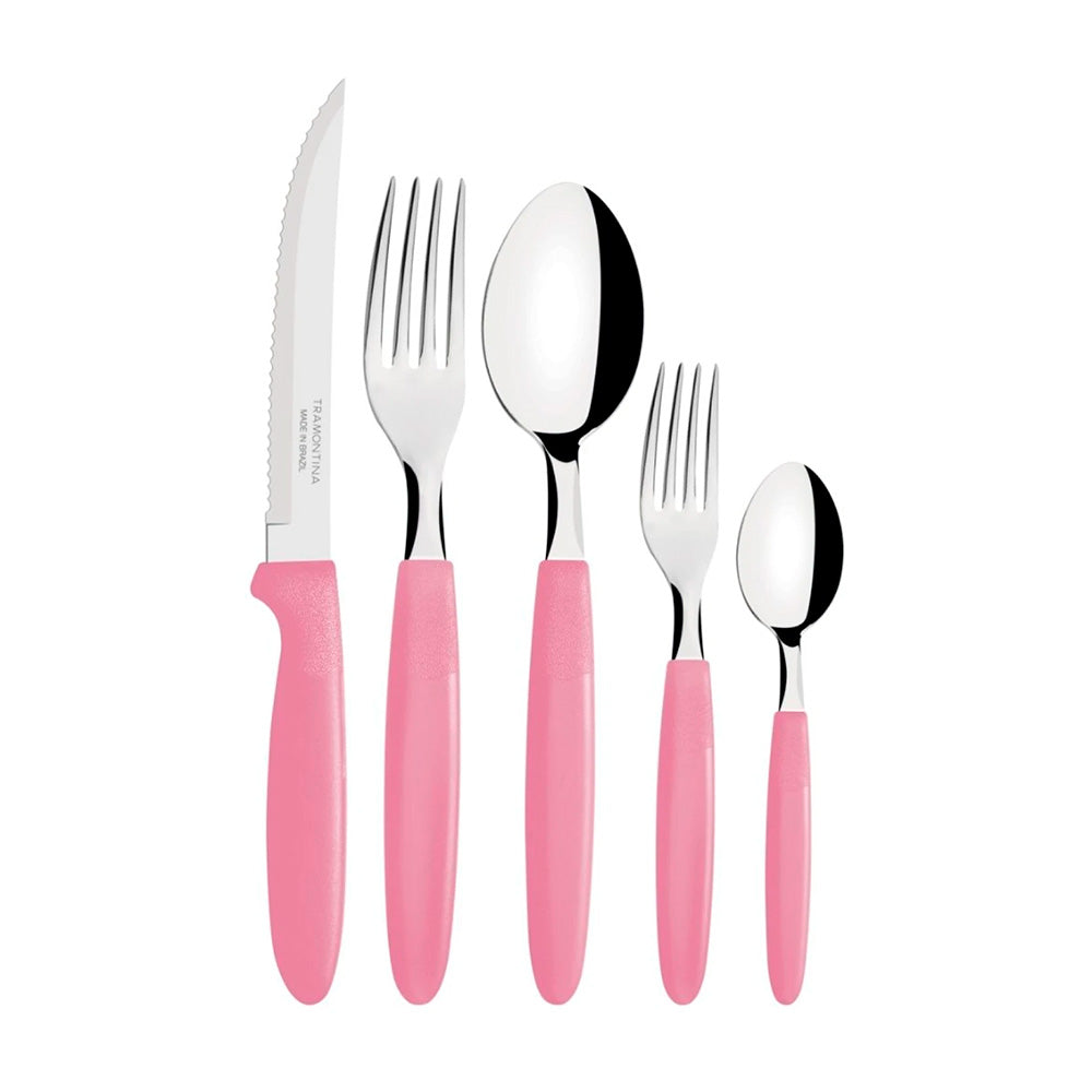 SET CUBIERTOS TRAMONTINA ROSA 23398/488