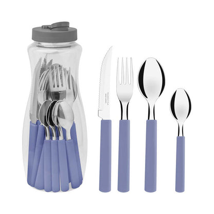 BATERIA TRAMONTINA + SET CUBIERTOS  27899/501