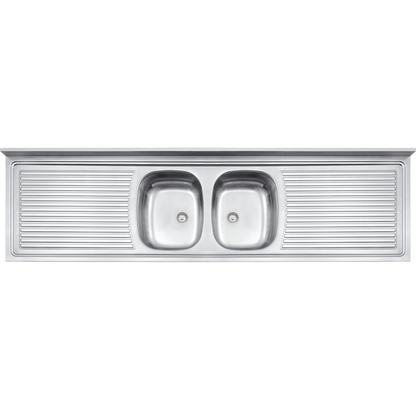 MESADA TRAMONTINA 200 X55 CM 2 PILETAS CEN