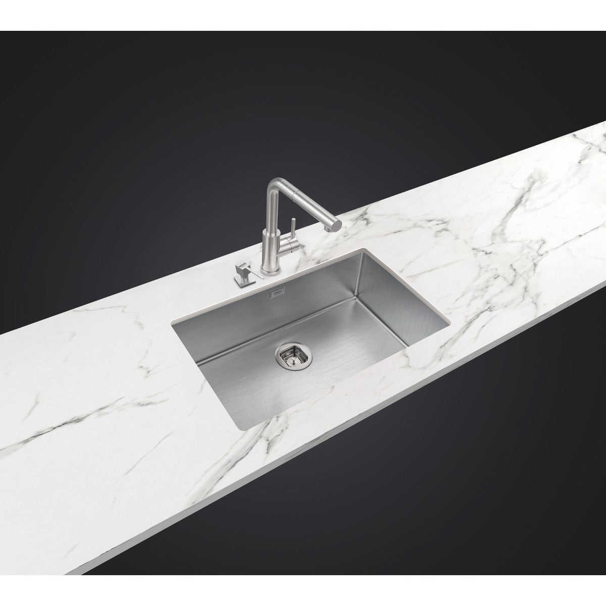 Cubeta en acero inoxiable 70x40x20 cm