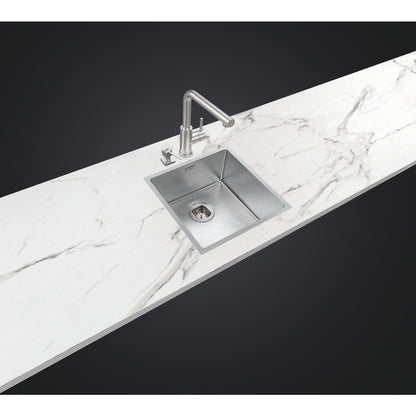 Pileta Tramontina quadrum inox 304 40 x 40cm