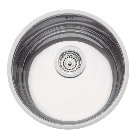 Cubeta de empotrar en acero inoxidable alto brillo Ø35 cm